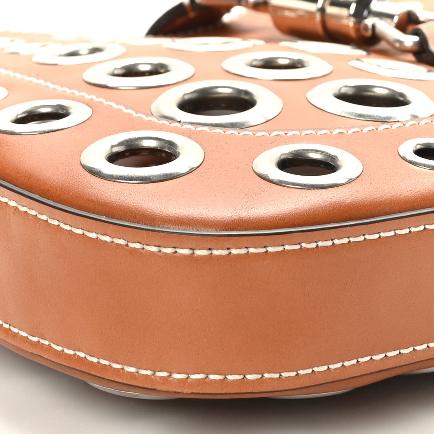 Gucci Calfskin Ha Ha Ha Jackie 1961 Eyelet Hobo Cuir 7 of 8