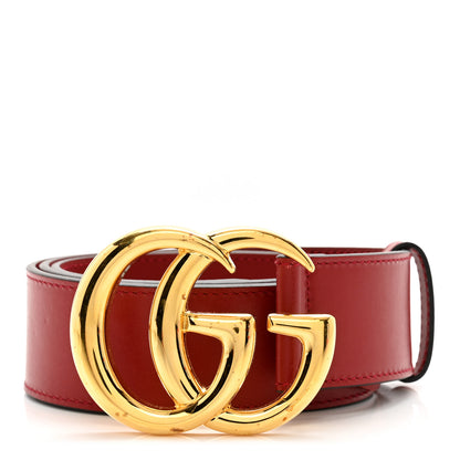 Gucci Plutone Calfskin Double G 40mm Belt 75 30 Rosso 1 of 5