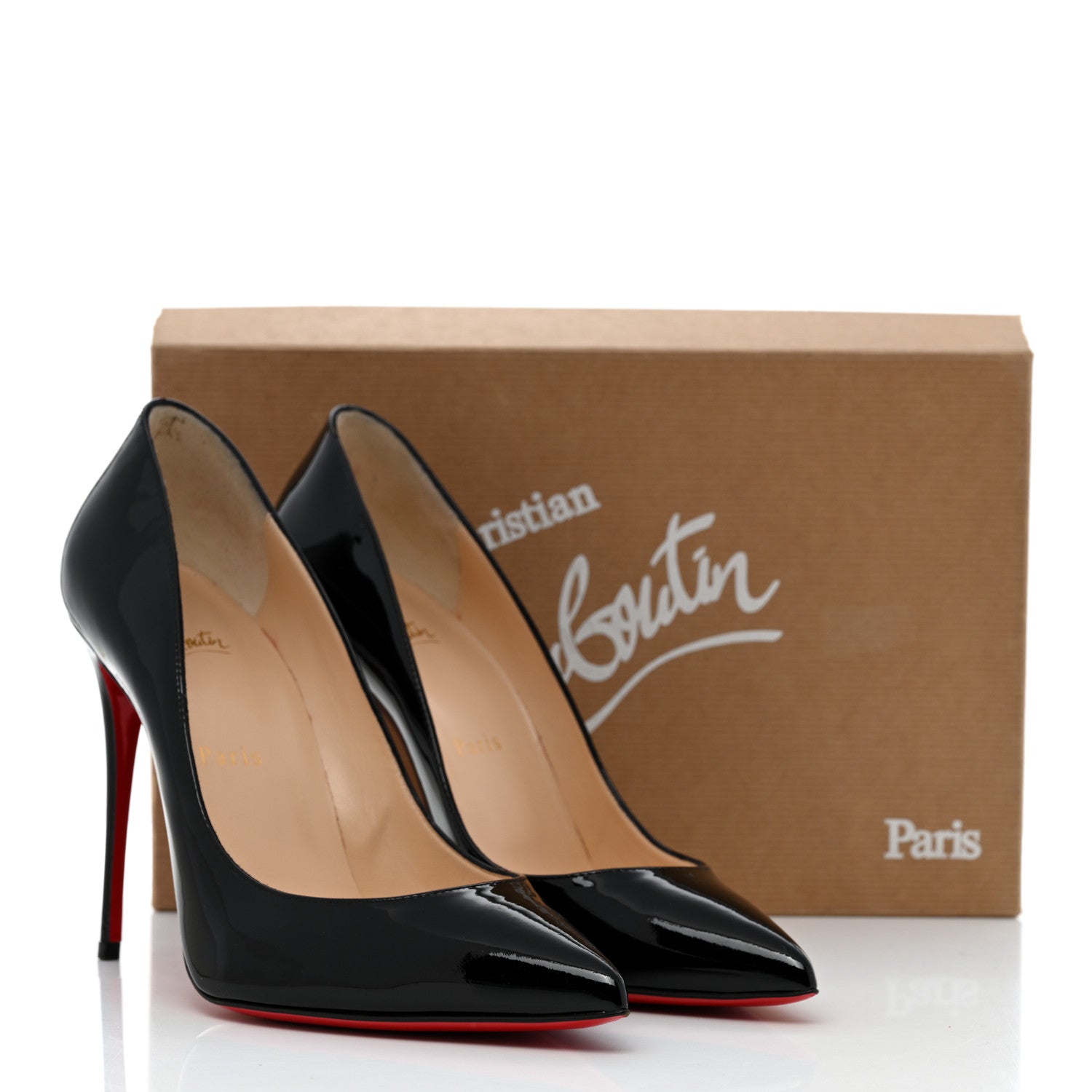 Christian Louboutin Patent Pigalle Follies 100 Pumps 39.5 Black 8 of 8