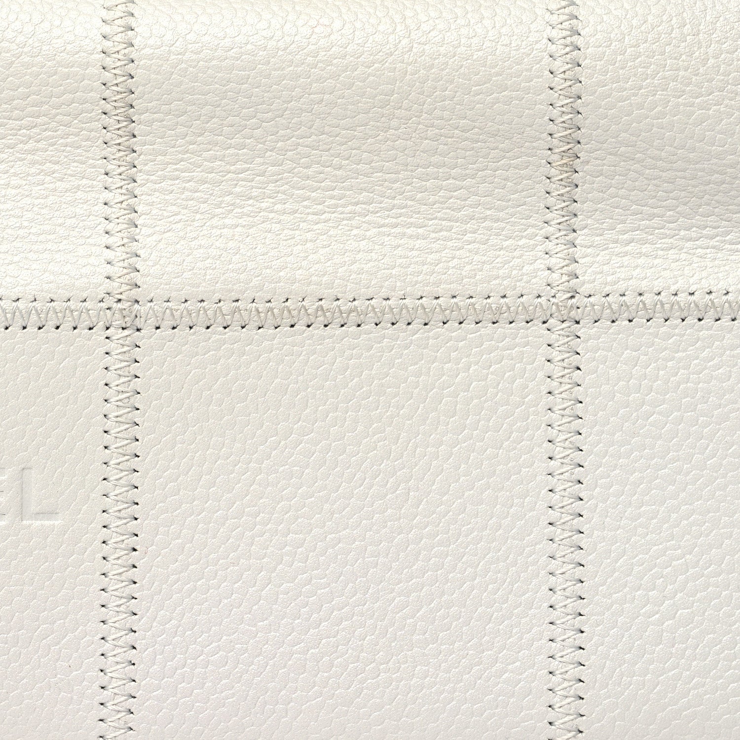 Chanel Caviar Square Stitched Bag White 8 of 14