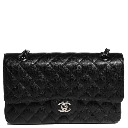 Chanel Caviar Quilted Medium Double Flap Black 1 of 9