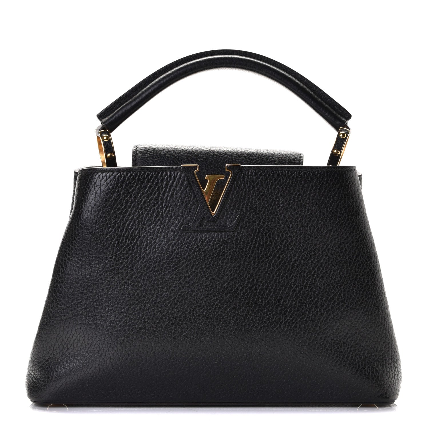 Louis Vuitton Taurillon Capucines BB Black 1 of 12