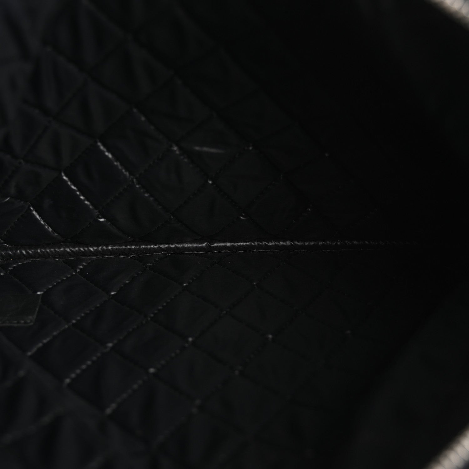 Chanel Patent Calfskin Quilted Medium Cosmetic Case Black 5 of 11
