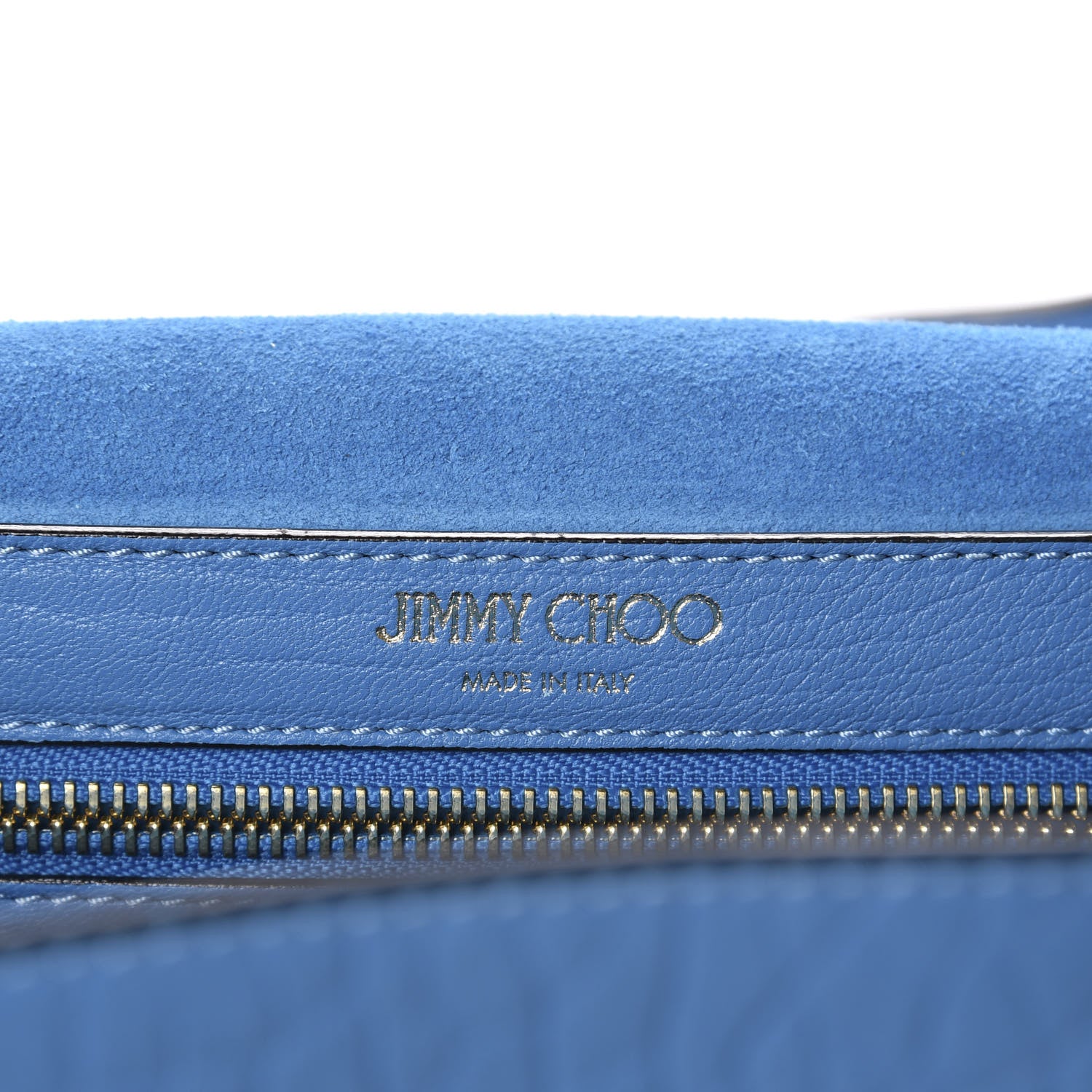 Jimmy Choo Grainy Calfskin Small Lockett Shoulder Bag Blue 8 of 12