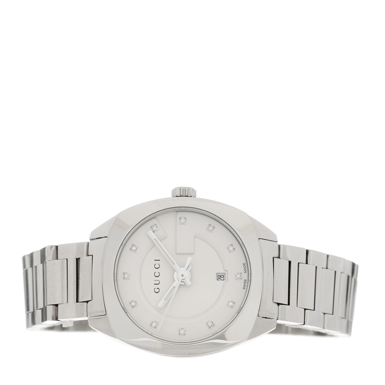 Gucci Stainless Steel Diamond 29mm GG2570 Quartz Watch 2 of 4