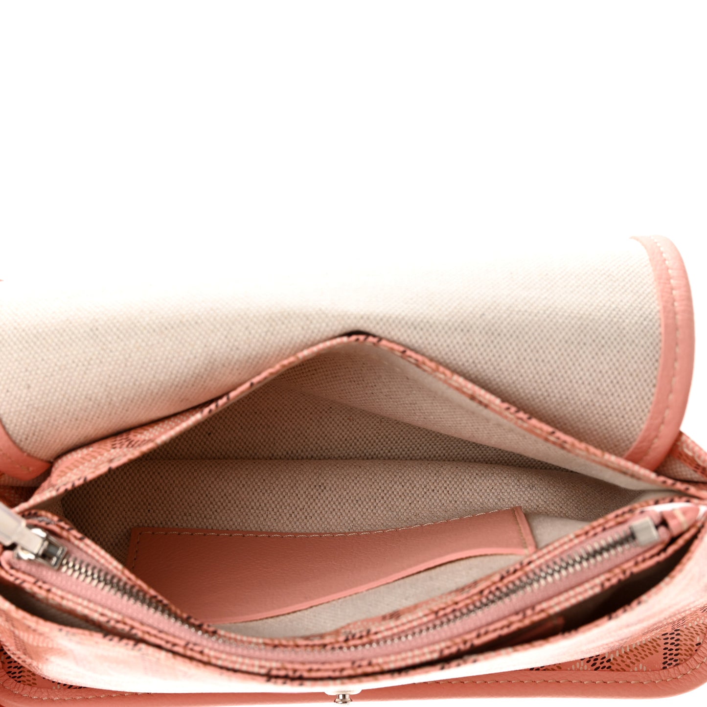 Goyardine Plumet Wallet Clutch Pink