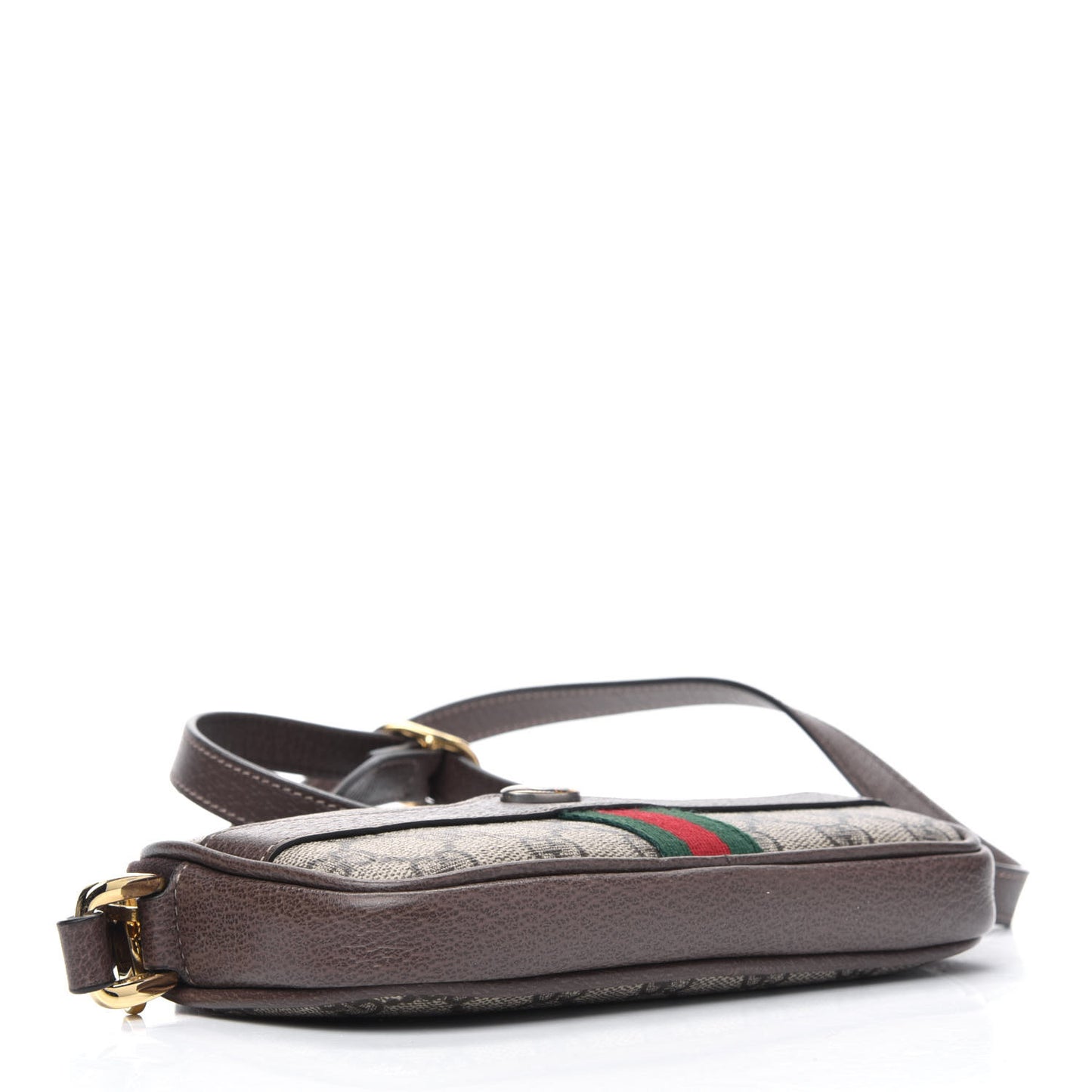 GG Supreme Monogram Web Mini Ophidia GG Bag Brown