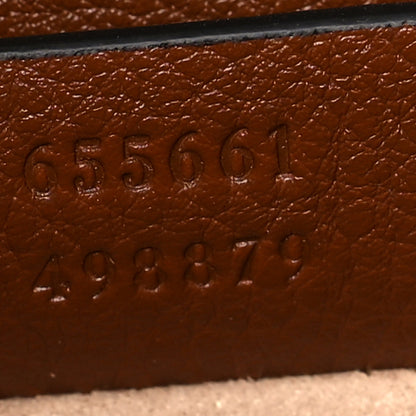 Gucci Wonka Grain Calfskin Mini Diana Tote Bag Cuir Yellow Fluo 7 of 8