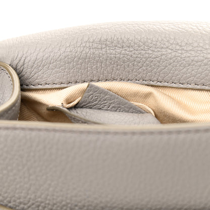 Chloe Calfskin Mini Marcie Round Crossbody Bag Cashmere Grey 7 of 8