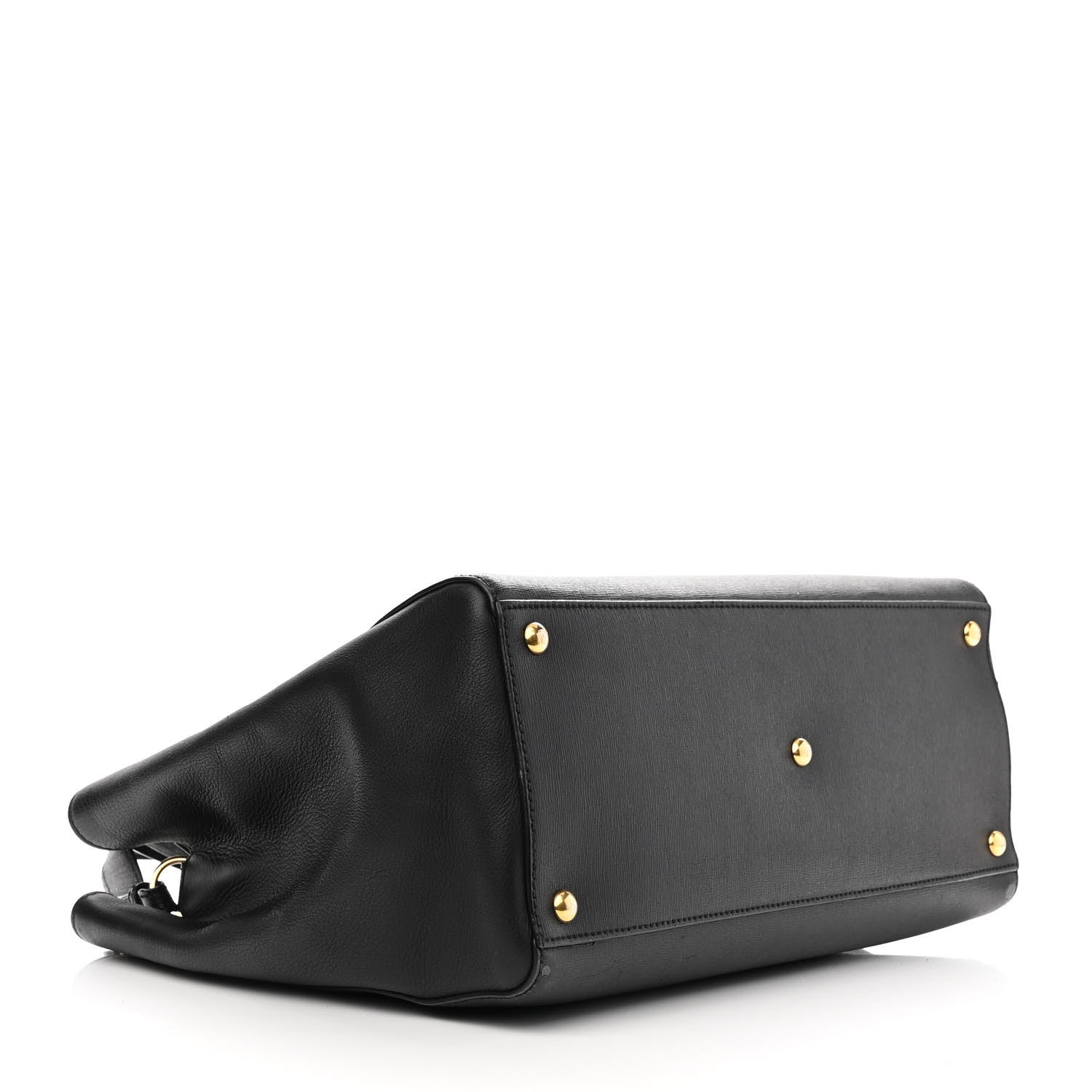 Fendi Vitello Elite Regular 2Jours Tote Black 4 of 17
