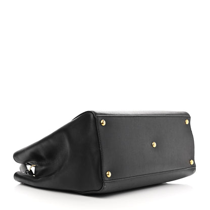 Fendi Vitello Elite Regular 2Jours Tote Black 4 of 17