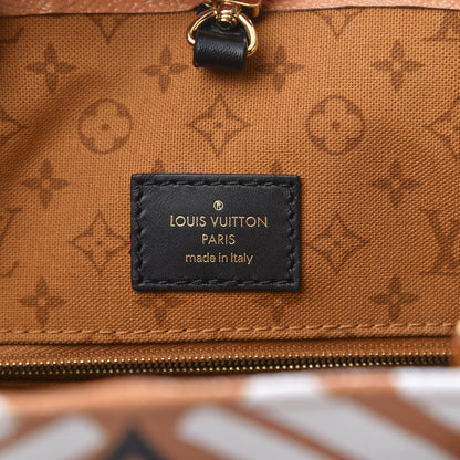 Louis Vuitton Monogram Giant Crafty Onthego GM Crème Caramel 6 of 10