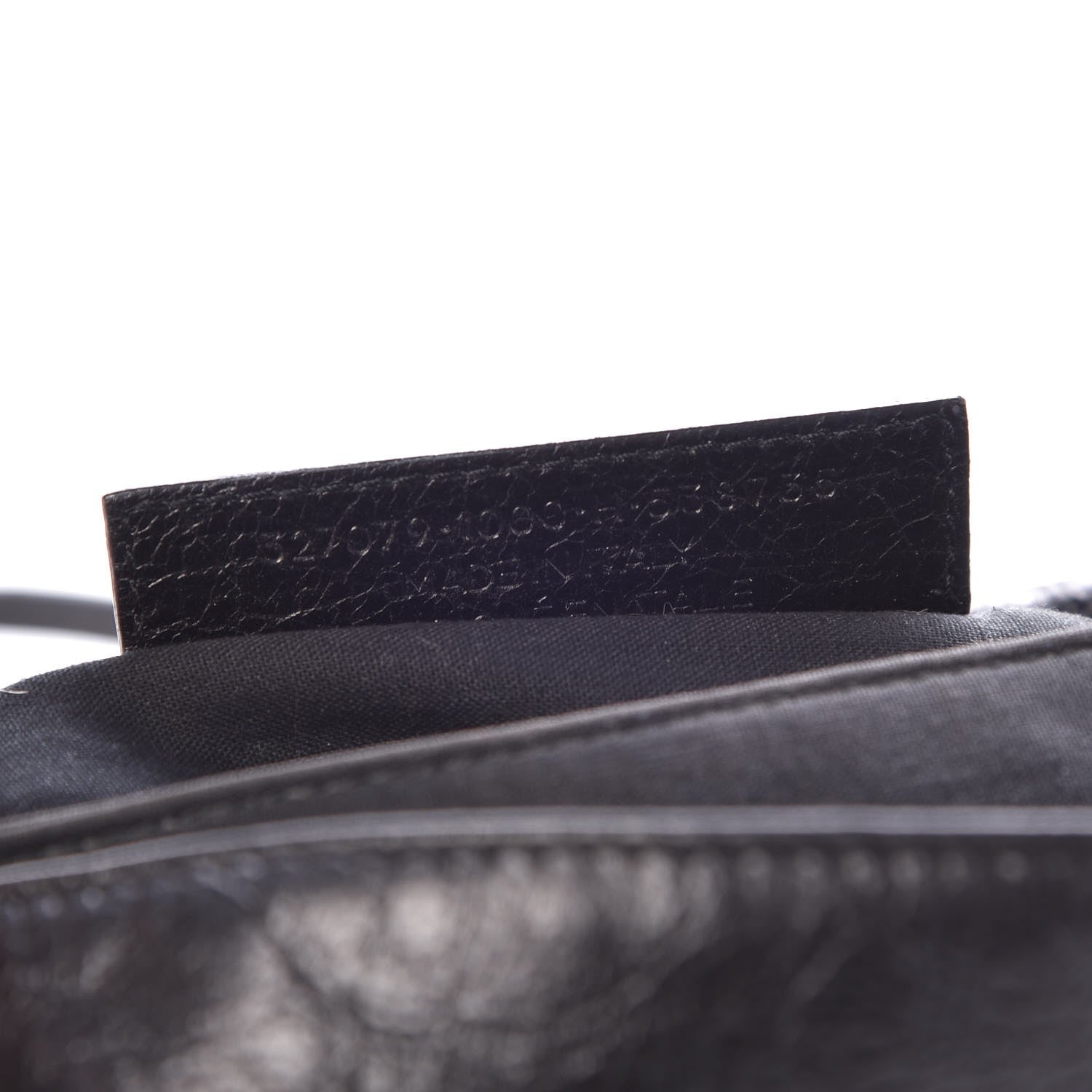 Balenciaga Agneau Giant 12 Gold Hardware Envelope Strap Clutch Black 7 of 7