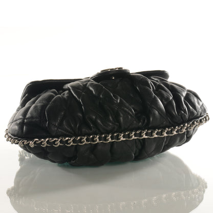 Chanel Lambskin Chain Around Medium Messenger Bag Black 4 of 8