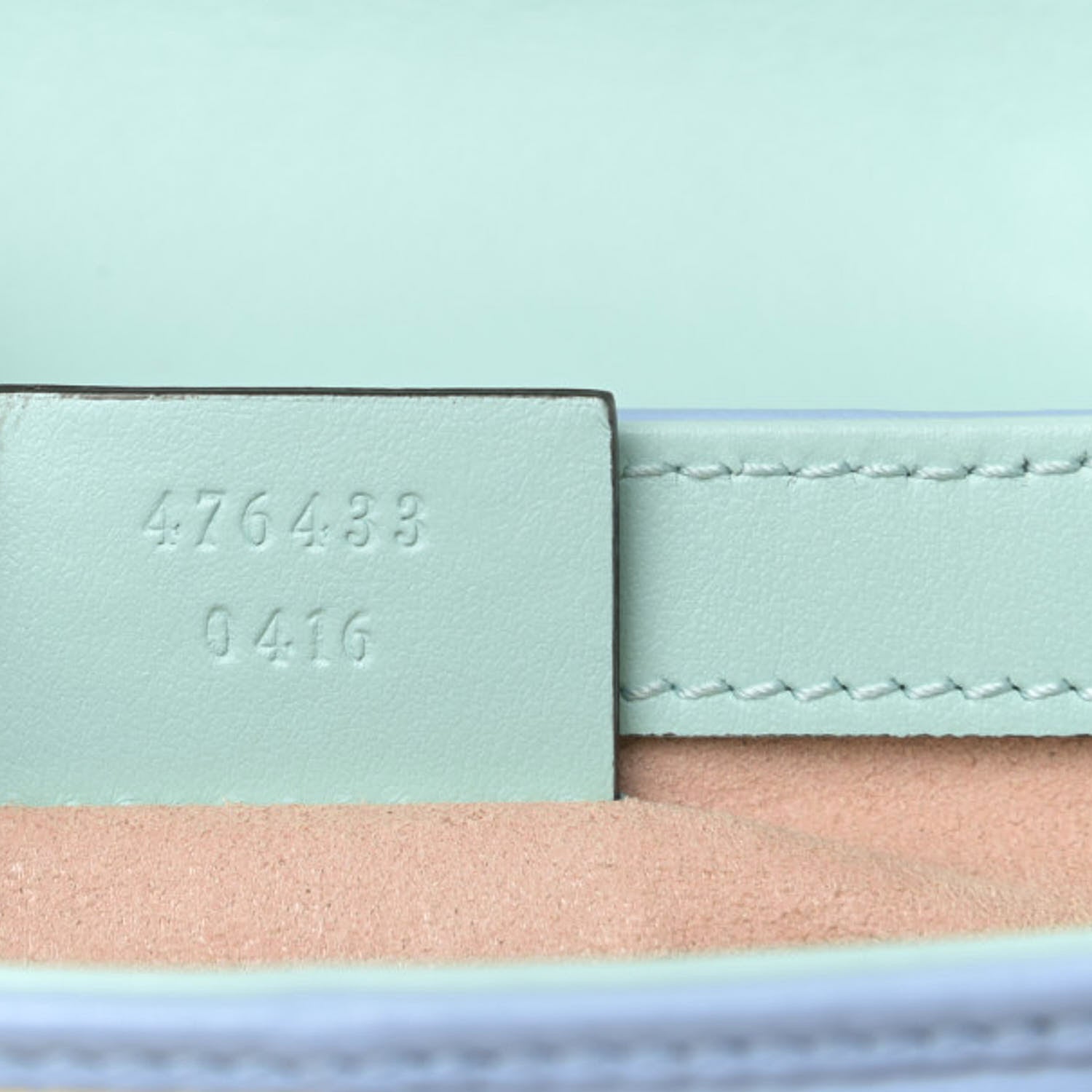 Gucci Calfskin Matelasse Diagonal Super Mini GG Marmont Shoulder Bag Multicolor Pastel 7 of 9