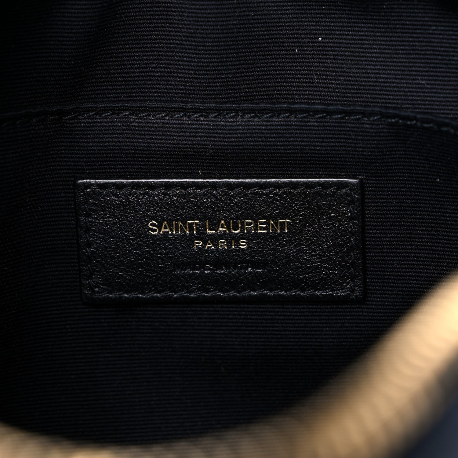 Saint Laurent Calfskin Matelasse Monogram Lou Camera Bag Navy 6 of 12