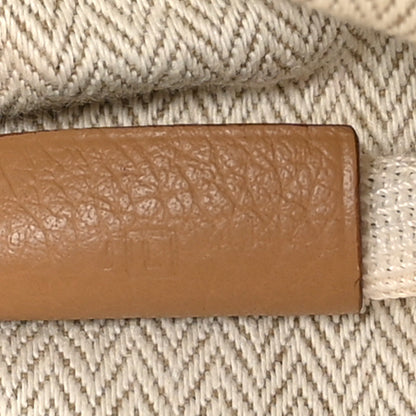 Hermes Taurillon Clemence Victoria II 35 Biscuit 7 of 13