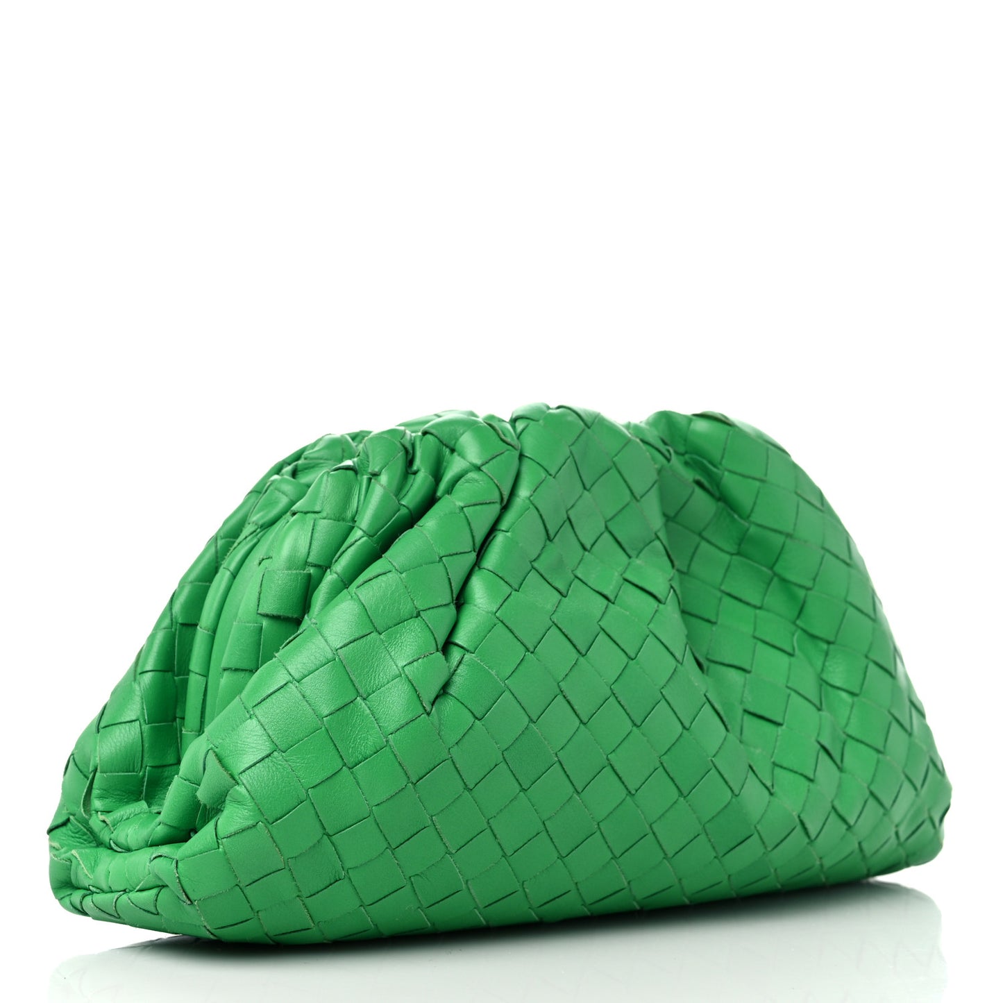 Nappa Intrecciato The Mini Pouch Clutch Parakeet