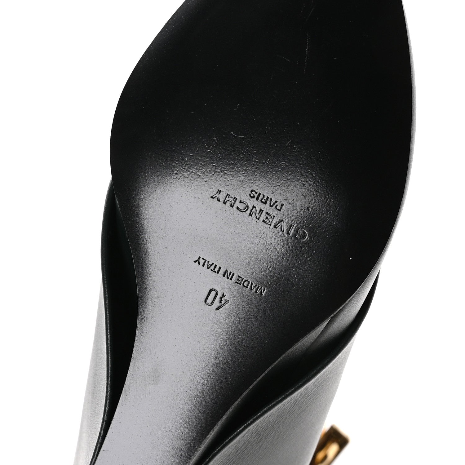 Givenchy Calfskin Shark Lock Pant Boots 40 Green Forest 7 of 7