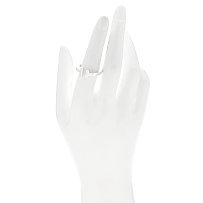 Tiffany Sterling Silver T Square Ring 54 7 2 of 4