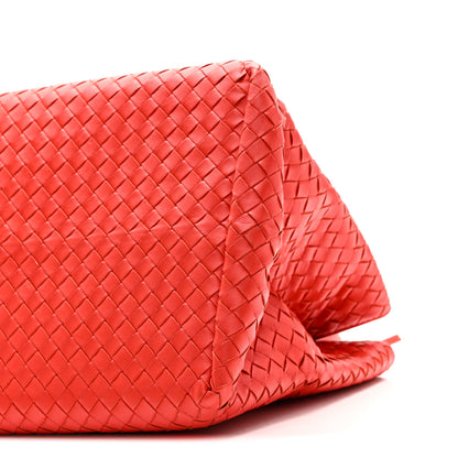 Bottega Veneta Nappa Intrecciato Milano Tote Red 9 of 9