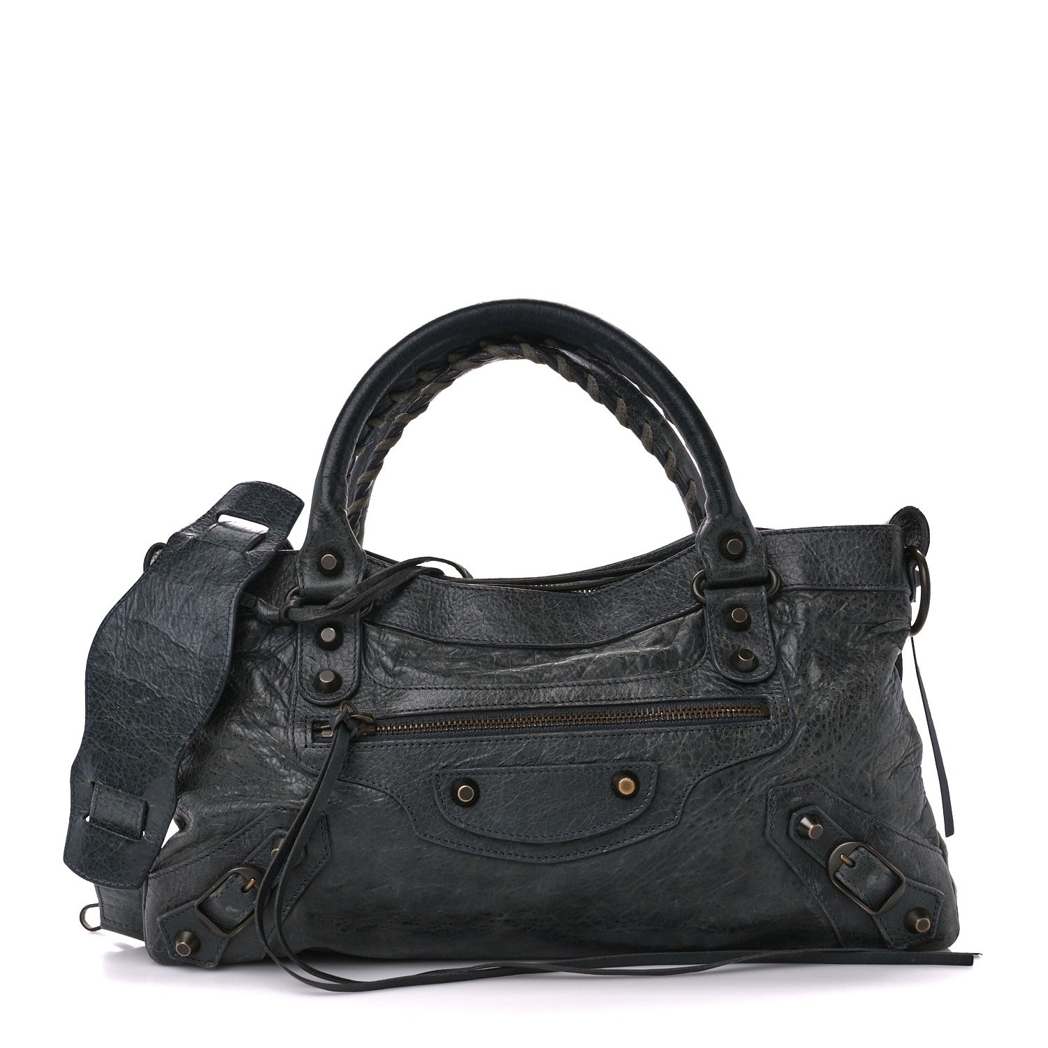 Balenciaga Agneau Classic Hardware First Anthracite 3 of 12