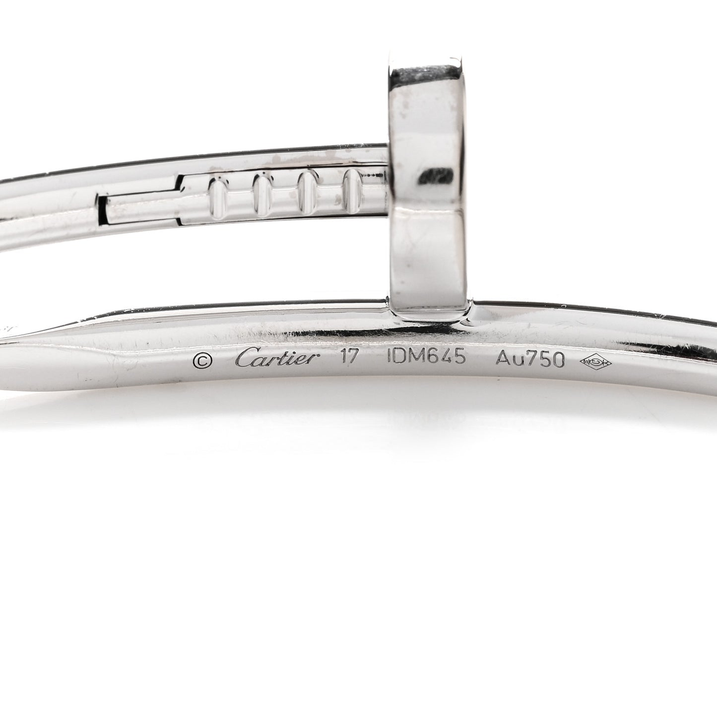 18K White Gold Juste Un Clou Bracelet 17
