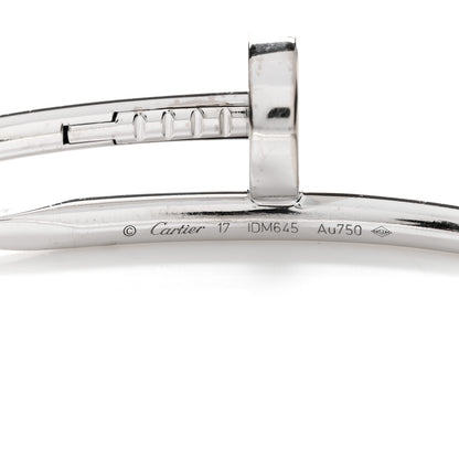 Cartier 18K White Gold Juste Un Clou Bracelet 17 3 of 3