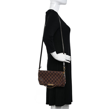 Louis Vuitton Damier Ebene Favorite MM 2 of 11