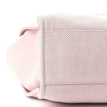 Chanel Mixed Fibers Calfskin Medium Deauville Tote Rose Pink 8 of 9