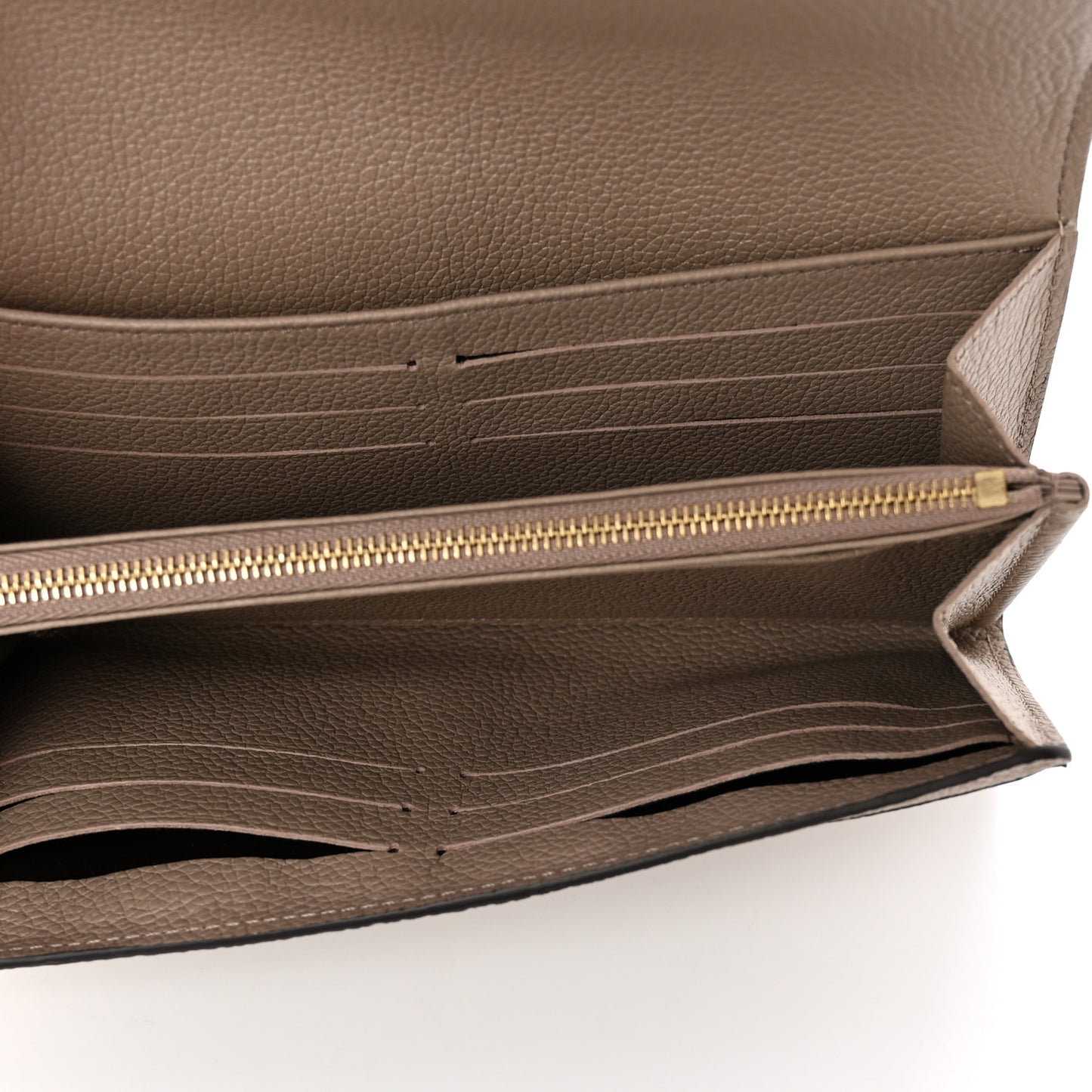 Empreinte Monogram Giant Sarah Wallet Tourterelle Creme