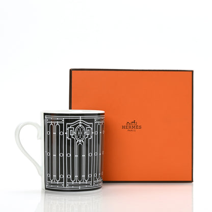 Hermes Porcelain H Deco Mug N°2 Black 5 of 5