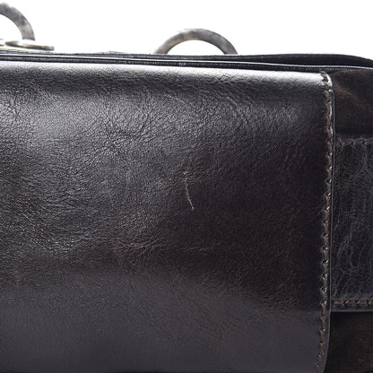 Saint Laurent Suede Rive Gauche Flap Brown 9 of 9