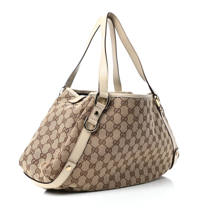 Gucci Monogram Medium Abbey Shoulder Bag Off White 3 of 9