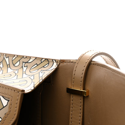 Burberry Calfskin Monogram Mini TB Bag Beige 13 of 14
