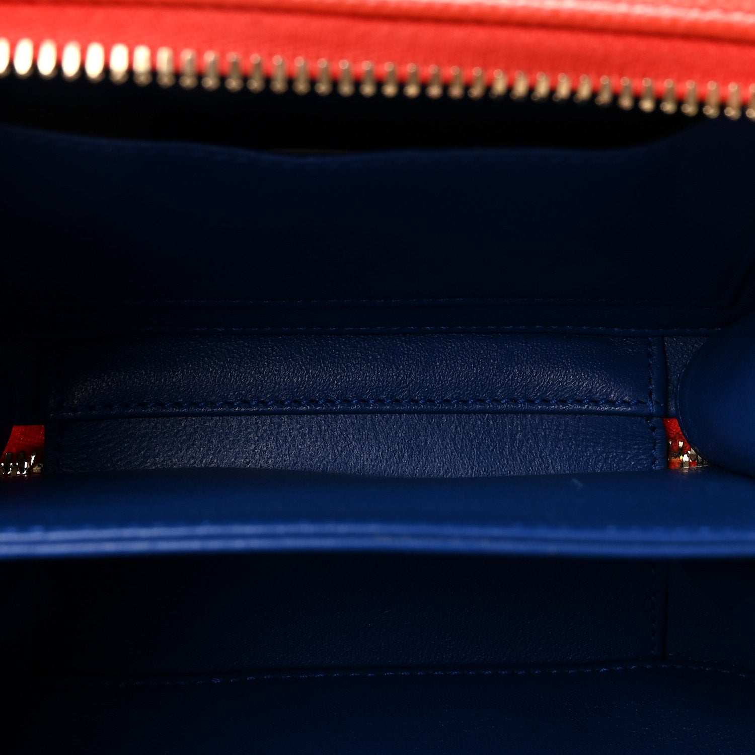 Chanel Caviar Quilted Small CC Filigree Vanity Case Blue White Red 5 of 10