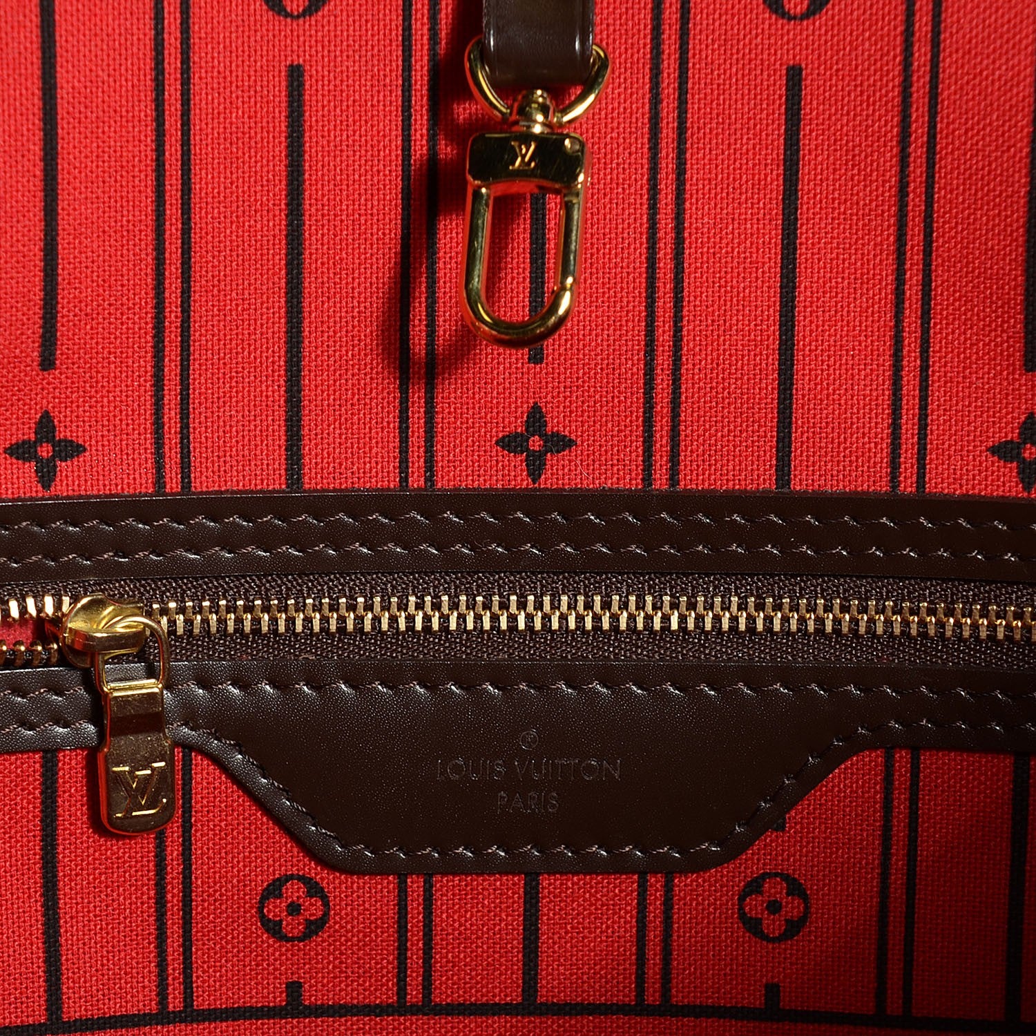 Louis Vuitton Damier Ebene Neverfull MM 7 of 8