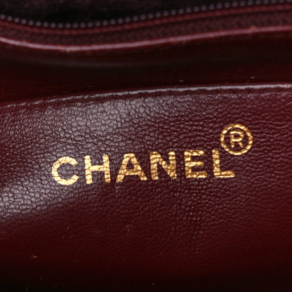 Chanel Lambskin Chevron Quilted Envelope Single Flap Black 7 of 13