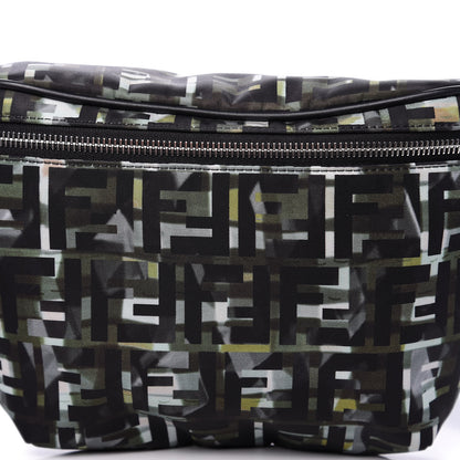 Fendi Nylon CamouFF Belt Bag Black Multicolor 11 of 11