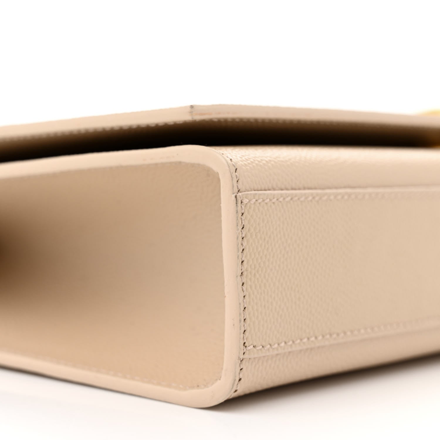 Saint Laurent Grain De Poudre Medium Monogram Kate Satchel Nude Powder 8 of 13