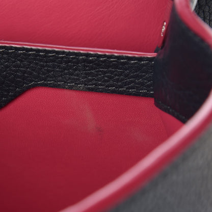 Louis Vuitton Taurillon Capucines BB Cobalt Fuchsia 8 of 10