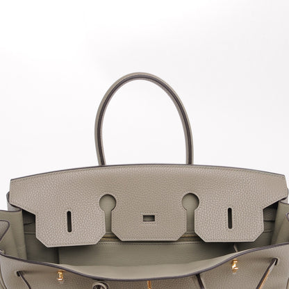 Hermes Taurillon Clemence Birkin 35 Sauge 11 of 27