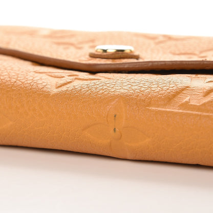 Louis Vuitton Empreinte Compact Curieuse Wallet Safran 9 of 9