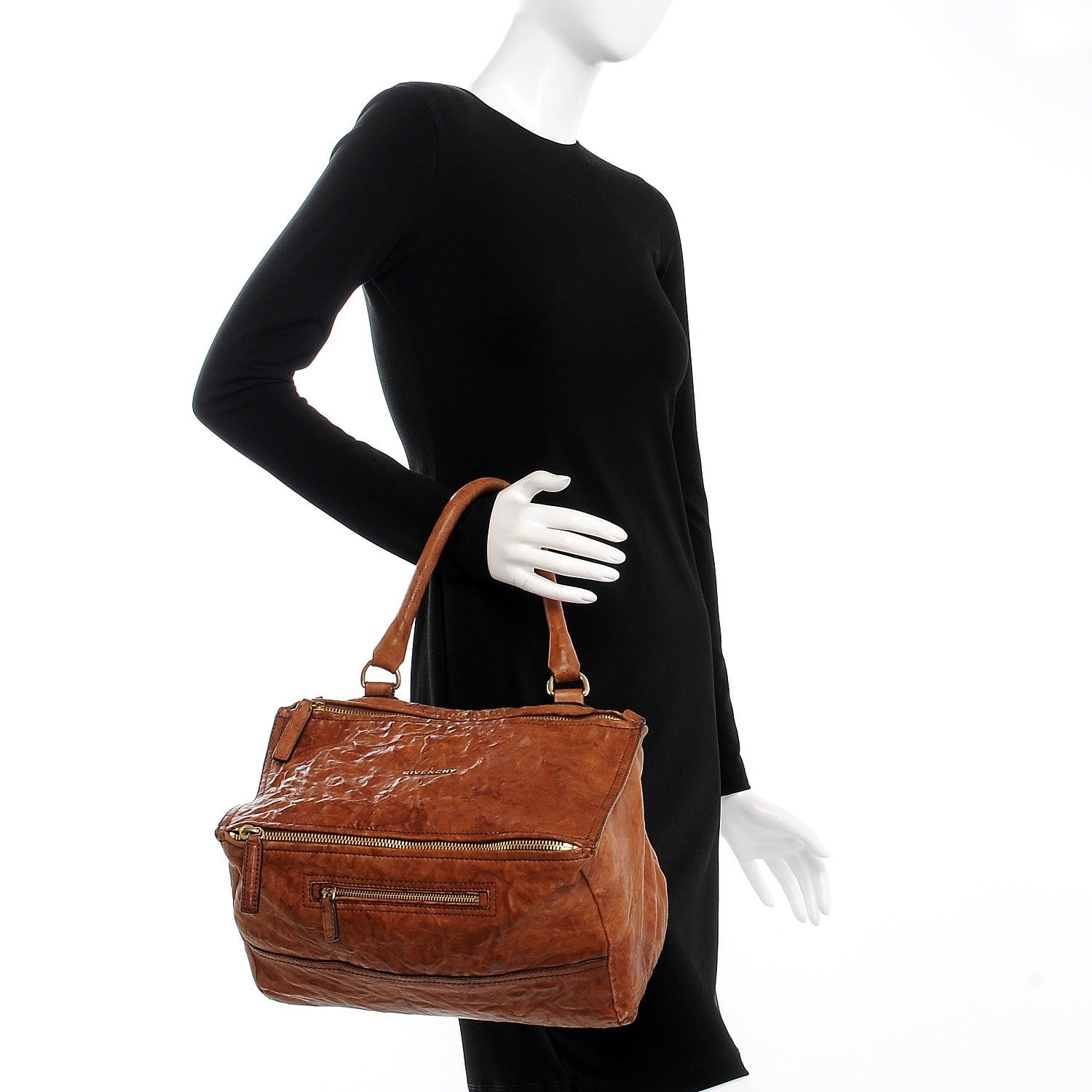 Givenchy Tumbled Sheepskin Medium Pandora Cigare 3 of 14
