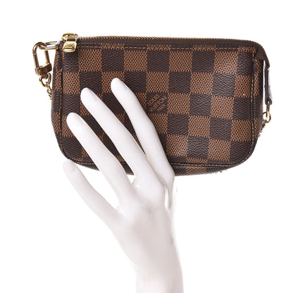 Louis Vuitton Damier Ebene Mini Pochette Accessories 2 of 7