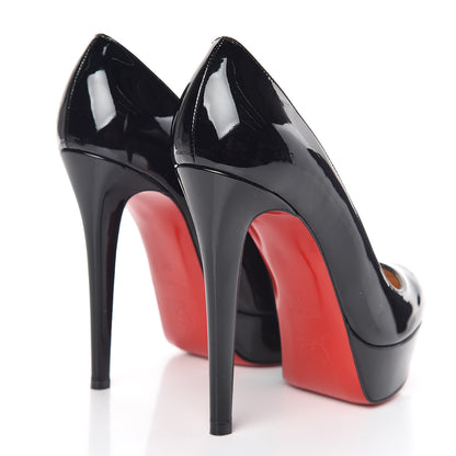 Christian Louboutin Patent Bianca 140 Pumps 36 Black 4 of 7