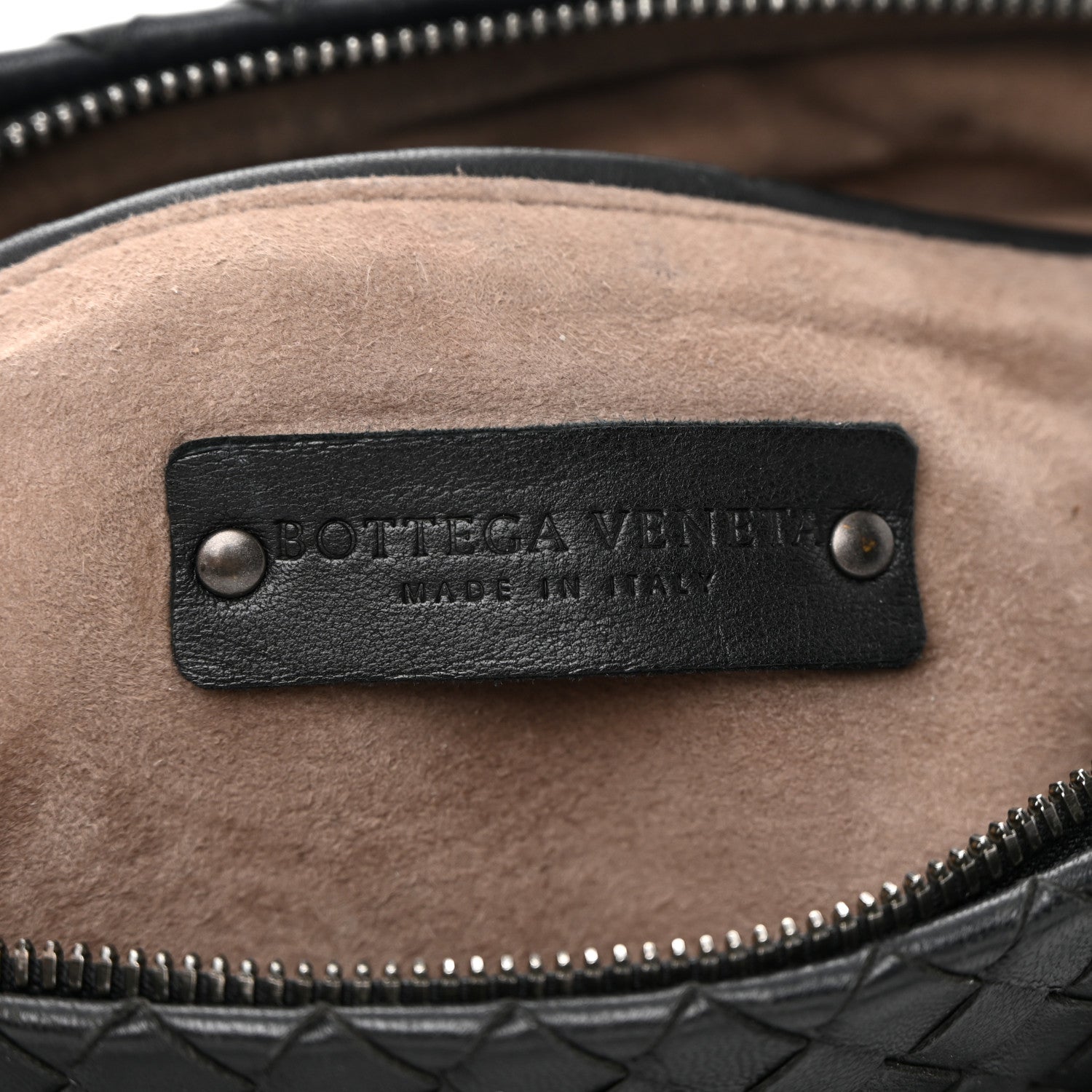 Bottega Veneta Nappa Intrecciato Crossbody Messenger Black 6 of 9