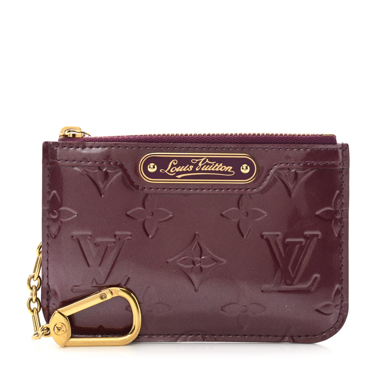 Louis Vuitton Vernis Key Pouch Violet 1 of 6