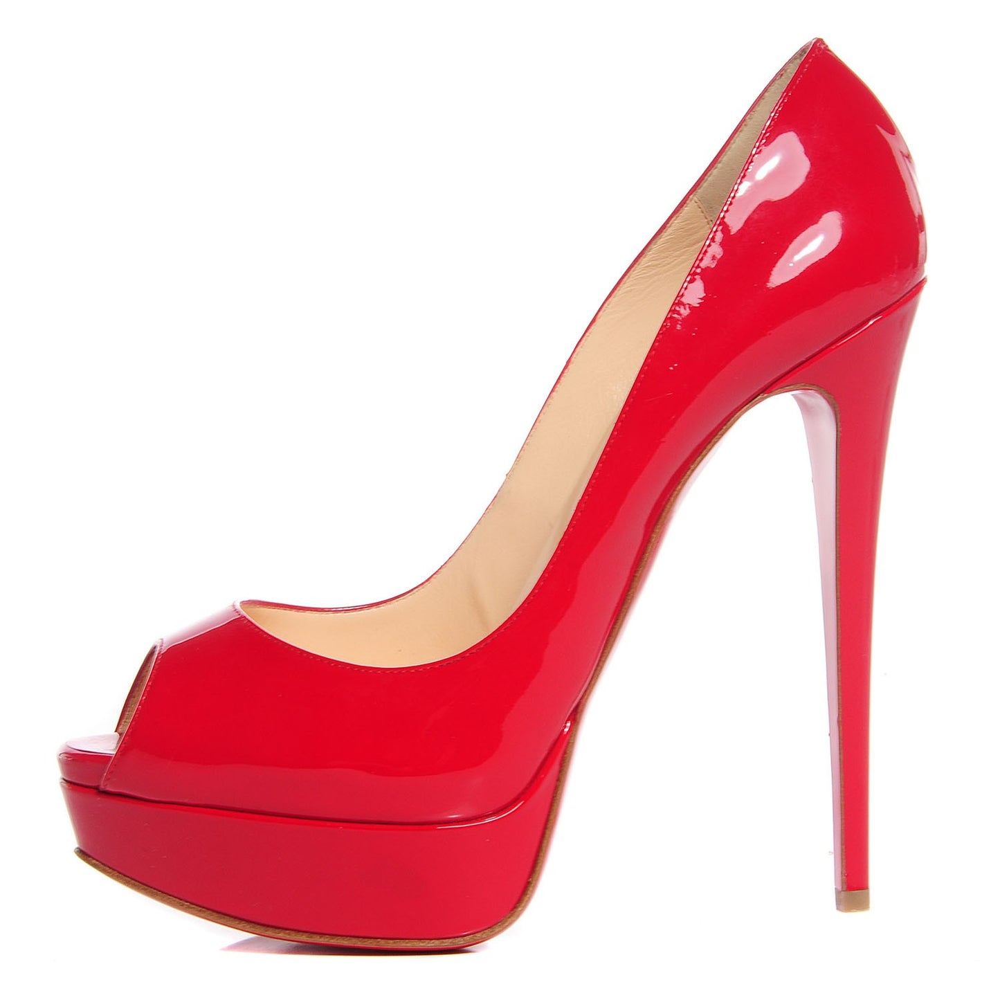 Patent Lady Peep 150 Pumps 40.5 Red