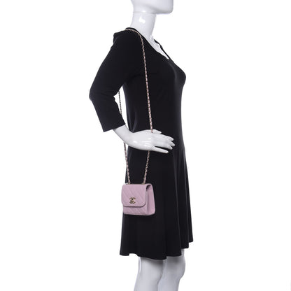 Chanel Lambskin Quilted Mini Trendy CC Clutch With Chain Light Pink 2 of 11